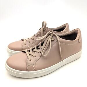 ECCO Soft Classic Slip On Sneakers Shoes Women's Tan Leather Size US6-6.5 EU37